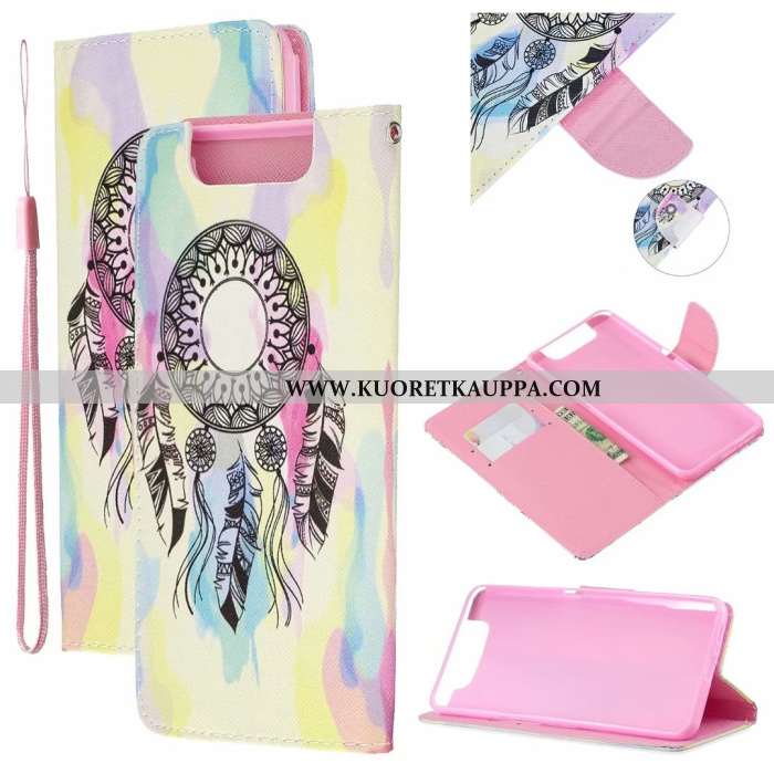 Kuori Samsung Galaxy A80, Kuoret Samsung Galaxy A80, Kotelo Samsung Galaxy A80 Suojaus Nahkakuori Si