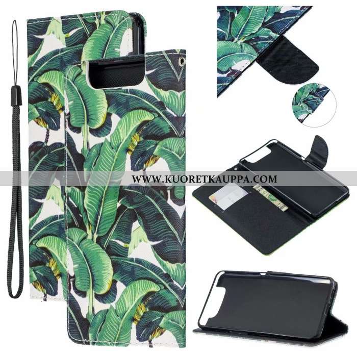 Kuori Samsung Galaxy A80, Kuoret Samsung Galaxy A80, Kotelo Samsung Galaxy A80 Suojaus Nahkakuori Si