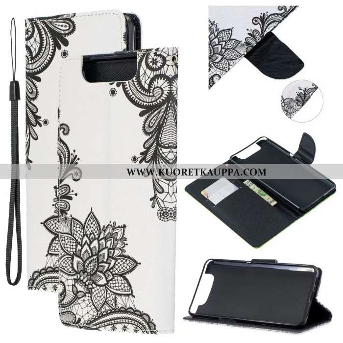 Kuori Samsung Galaxy A80, Kuoret Samsung Galaxy A80, Kotelo Samsung Galaxy A80 Suojaus Nahkakuori Si