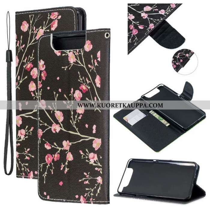 Kuori Samsung Galaxy A80, Kuoret Samsung Galaxy A80, Kotelo Samsung Galaxy A80 Suojaus Nahkakuori Si