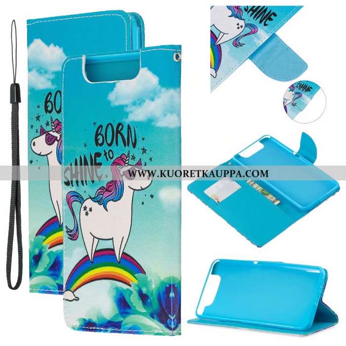 Kuori Samsung Galaxy A80, Kuoret Samsung Galaxy A80, Kotelo Samsung Galaxy A80 Suojaus Nahkakuori Si