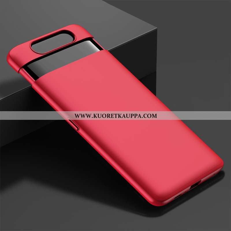 Kuori Samsung Galaxy A80, Kuoret Samsung Galaxy A80, Kotelo Samsung Galaxy A80 Tila Läpinäkyvä Punai
