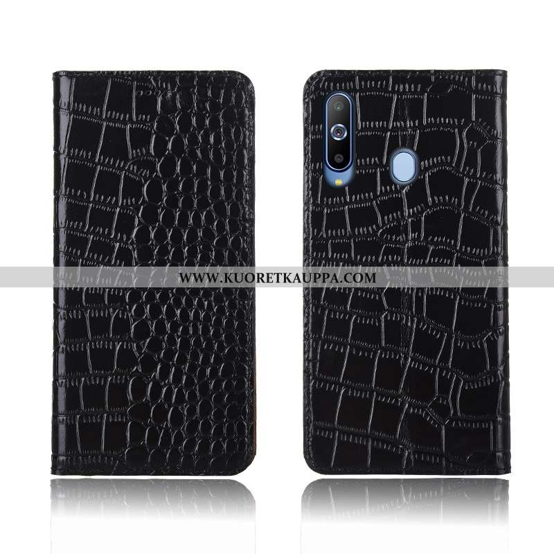 Kuori Samsung Galaxy A8s, Kuoret Samsung Galaxy A8s, Kotelo Samsung Galaxy A8s Aito Nahka Pehmeä Nes