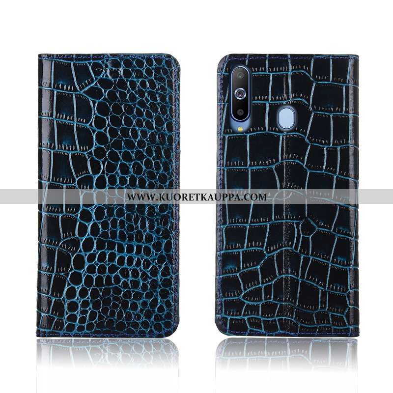 Kuori Samsung Galaxy A8s, Kuoret Samsung Galaxy A8s, Kotelo Samsung Galaxy A8s Aito Nahka Pehmeä Nes