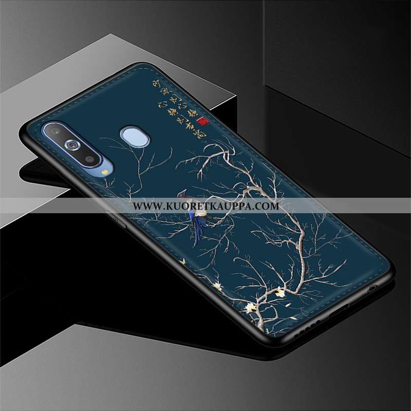 Kuori Samsung Galaxy A8s, Kuoret Samsung Galaxy A8s, Kotelo Samsung Galaxy A8s Kohokuviointi Nahka T