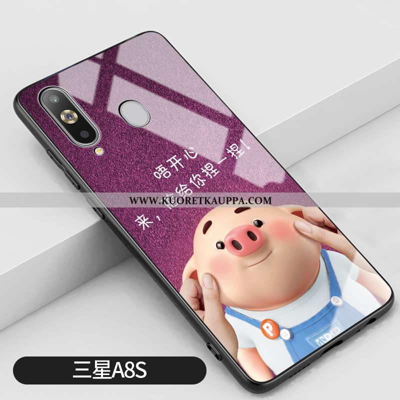 Kuori Samsung Galaxy A8s, Kuoret Samsung Galaxy A8s, Kotelo Samsung Galaxy A8s Lasi Persoonallisuus 