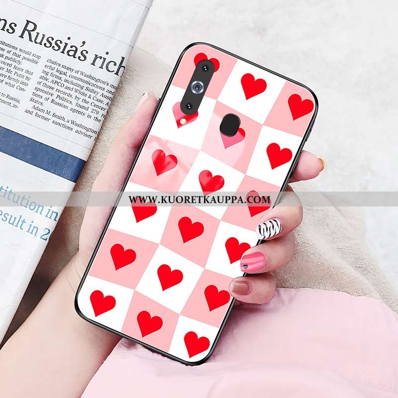 Kuori Samsung Galaxy A8s, Kuoret Samsung Galaxy A8s, Kotelo Samsung Galaxy A8s Lasi Tähti Rakastunut