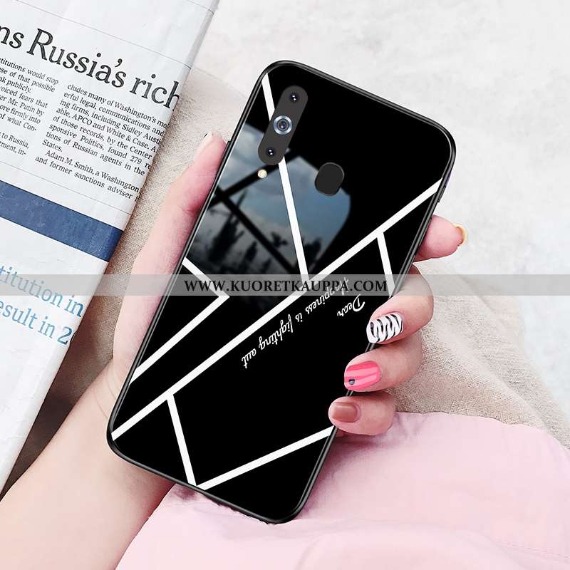 Kuori Samsung Galaxy A8s, Kuoret Samsung Galaxy A8s, Kotelo Samsung Galaxy A8s Lasi Tähti Rakastunut