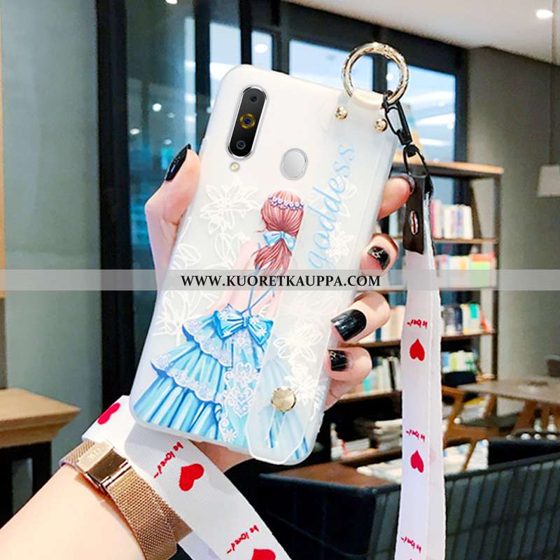 Kuori Samsung Galaxy A8s, Kuoret Samsung Galaxy A8s, Kotelo Samsung Galaxy A8s Luova Suojaus Valkoin