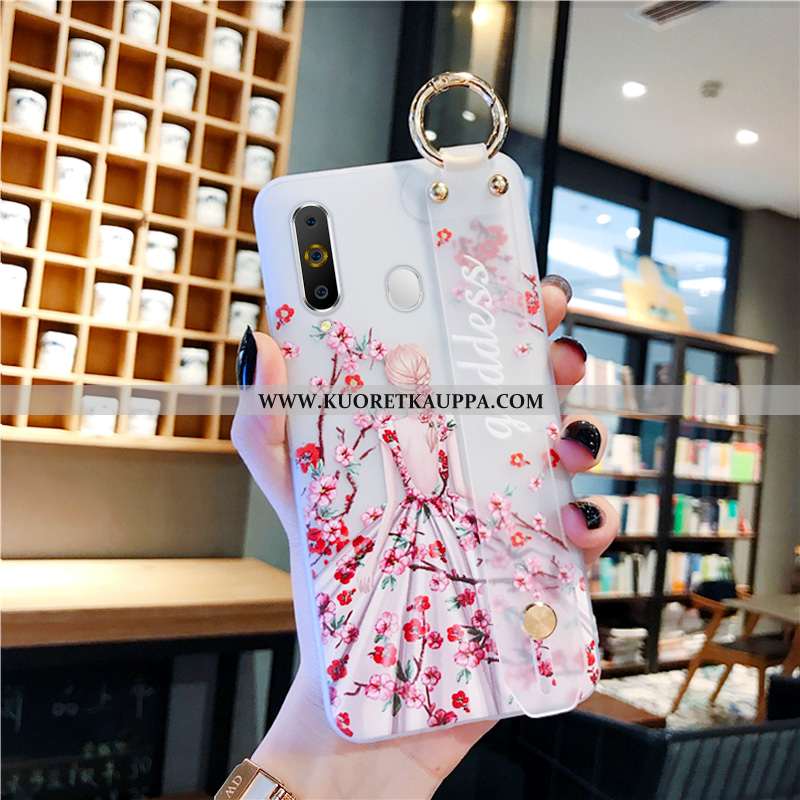 Kuori Samsung Galaxy A8s, Kuoret Samsung Galaxy A8s, Kotelo Samsung Galaxy A8s Luova Suojaus Valkoin