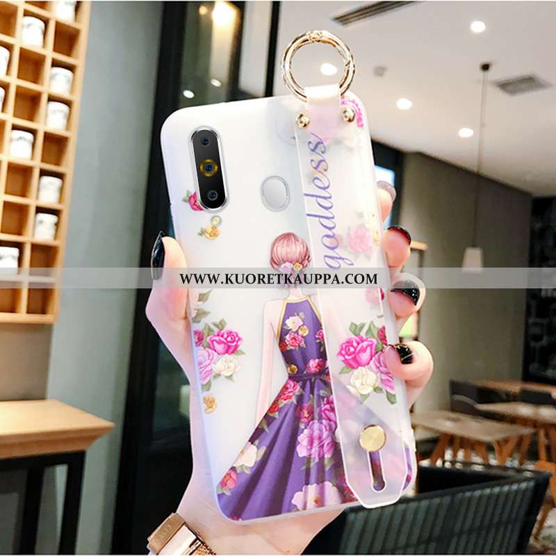 Kuori Samsung Galaxy A8s, Kuoret Samsung Galaxy A8s, Kotelo Samsung Galaxy A8s Luova Suojaus Valkoin