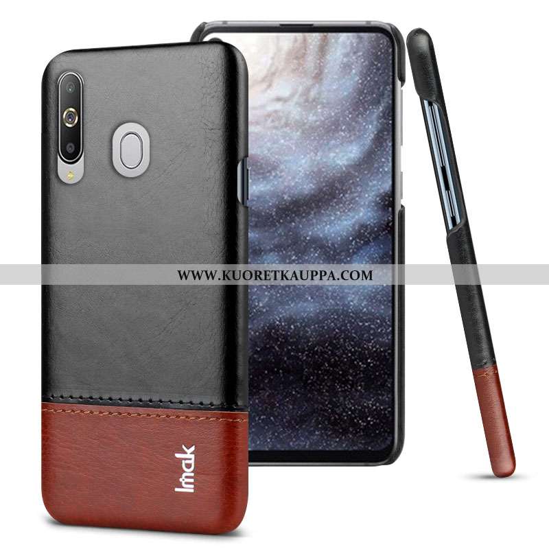 Kuori Samsung Galaxy A8s, Kuoret Samsung Galaxy A8s, Kotelo Samsung Galaxy A8s Nahka Kukkakuvio Murt