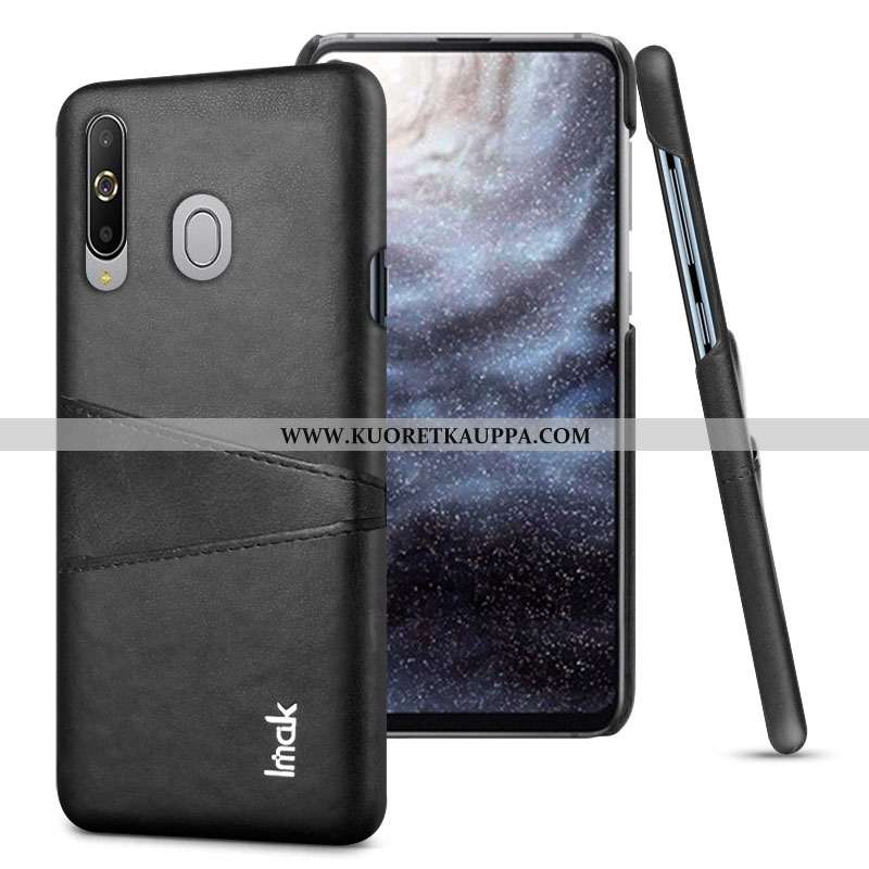 Kuori Samsung Galaxy A8s, Kuoret Samsung Galaxy A8s, Kotelo Samsung Galaxy A8s Nahka Kukkakuvio Murt