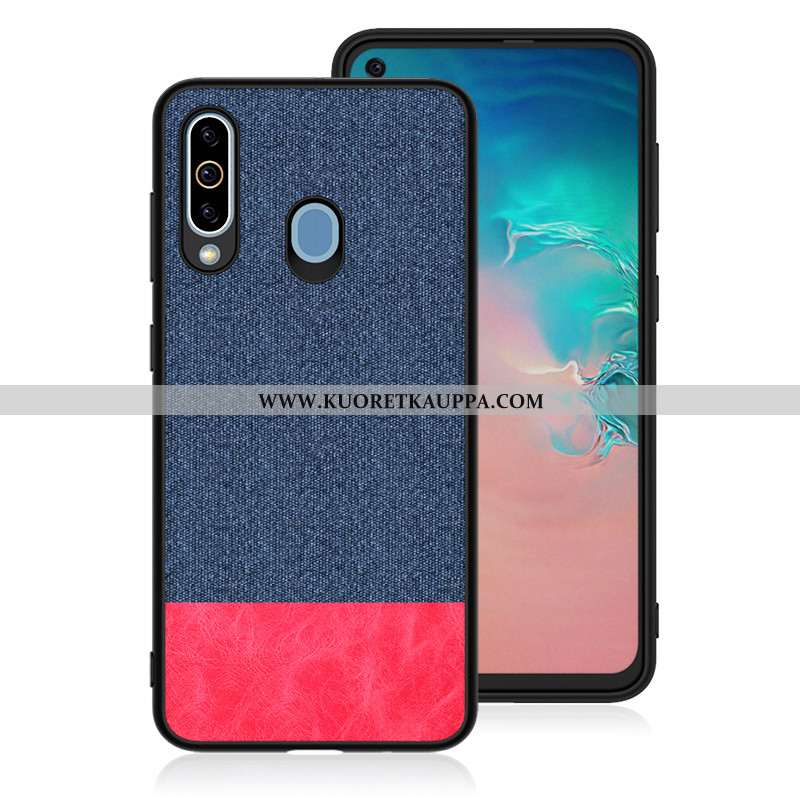 Kuori Samsung Galaxy A8s, Kuoret Samsung Galaxy A8s, Kotelo Samsung Galaxy A8s Pesty Suede Kukkakuvi