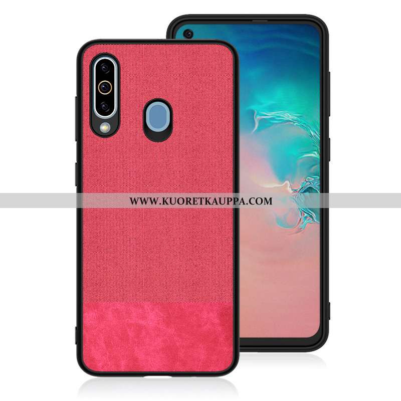 Kuori Samsung Galaxy A8s, Kuoret Samsung Galaxy A8s, Kotelo Samsung Galaxy A8s Pesty Suede Kukkakuvi