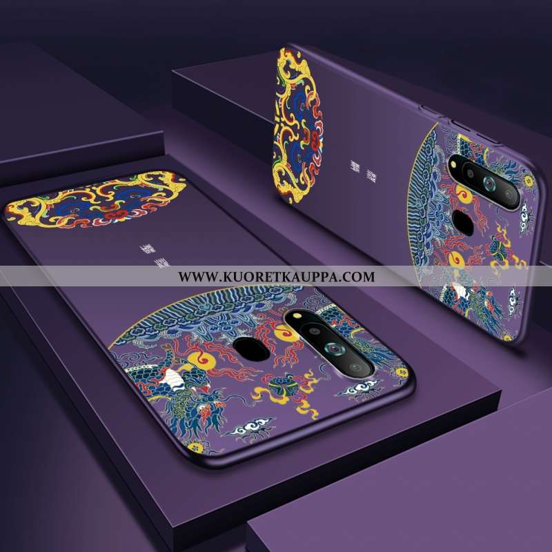 Kuori Samsung Galaxy A8s, Kuoret Samsung Galaxy A8s, Kotelo Samsung Galaxy A8s Pesty Suede Persoonal