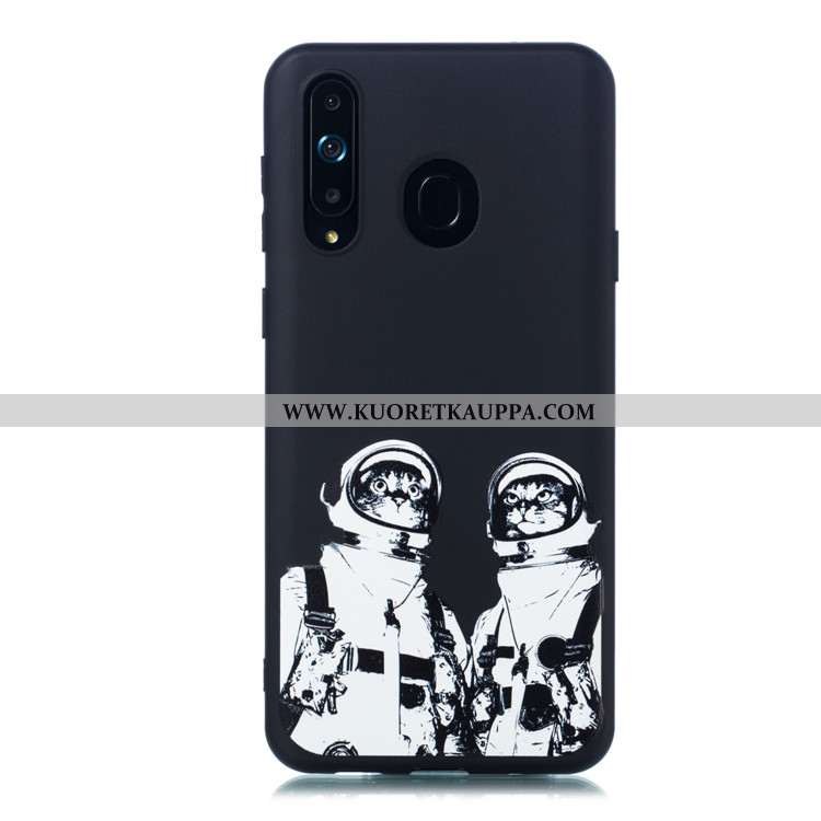 Kuori Samsung Galaxy A8s, Kuoret Samsung Galaxy A8s, Kotelo Samsung Galaxy A8s Pesty Suede Sarjakuva