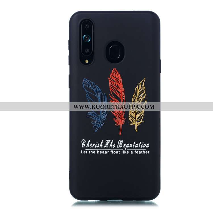 Kuori Samsung Galaxy A8s, Kuoret Samsung Galaxy A8s, Kotelo Samsung Galaxy A8s Pesty Suede Sarjakuva