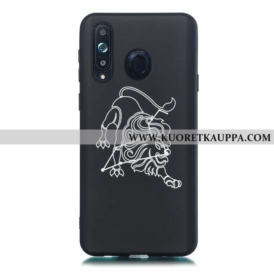 Kuori Samsung Galaxy A8s, Kuoret Samsung Galaxy A8s, Kotelo Samsung Galaxy A8s Pesty Suede Sarjakuva