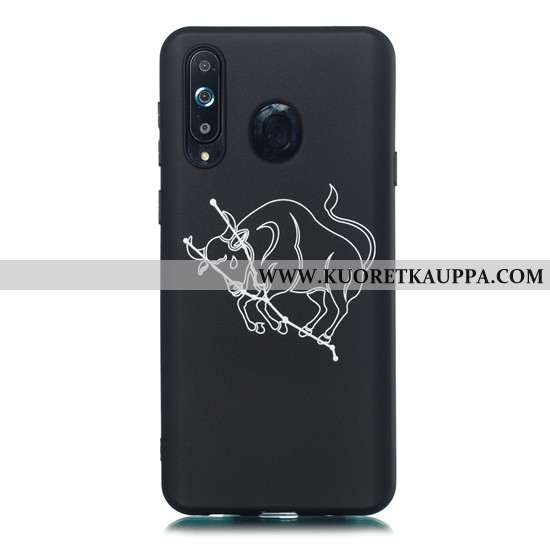 Kuori Samsung Galaxy A8s, Kuoret Samsung Galaxy A8s, Kotelo Samsung Galaxy A8s Pesty Suede Sarjakuva