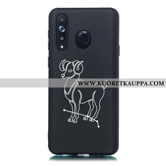 Kuori Samsung Galaxy A8s, Kuoret Samsung Galaxy A8s, Kotelo Samsung Galaxy A8s Pesty Suede Sarjakuva