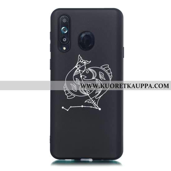 Kuori Samsung Galaxy A8s, Kuoret Samsung Galaxy A8s, Kotelo Samsung Galaxy A8s Pesty Suede Sarjakuva