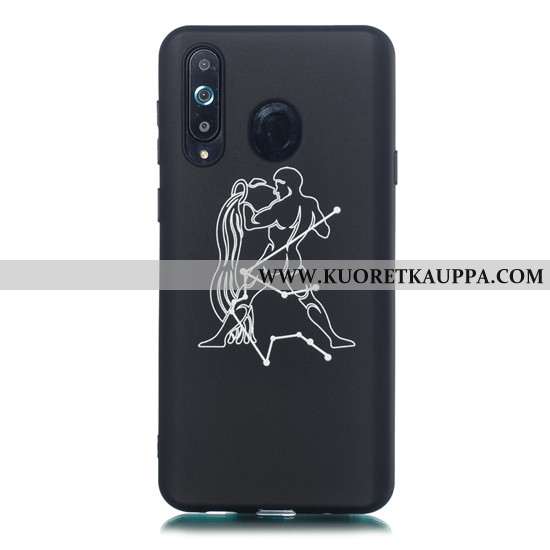 Kuori Samsung Galaxy A8s, Kuoret Samsung Galaxy A8s, Kotelo Samsung Galaxy A8s Pesty Suede Sarjakuva