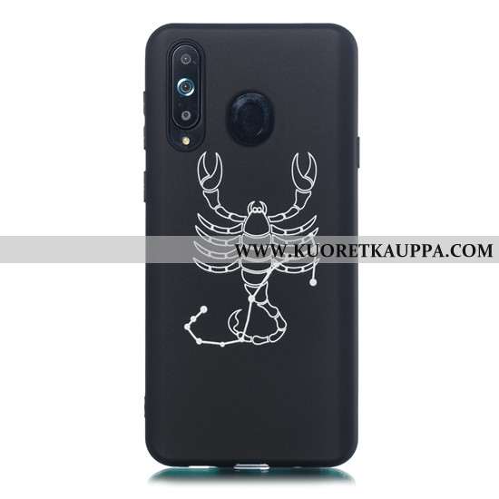 Kuori Samsung Galaxy A8s, Kuoret Samsung Galaxy A8s, Kotelo Samsung Galaxy A8s Pesty Suede Sarjakuva
