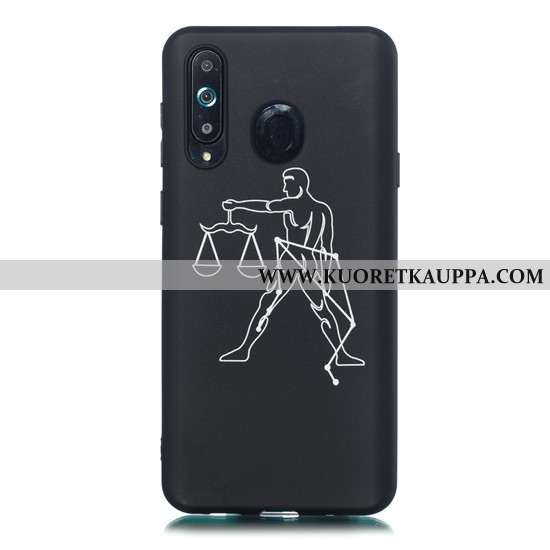 Kuori Samsung Galaxy A8s, Kuoret Samsung Galaxy A8s, Kotelo Samsung Galaxy A8s Pesty Suede Sarjakuva