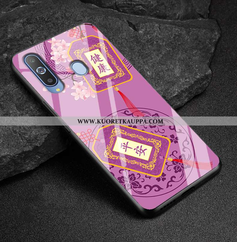 Kuori Samsung Galaxy A8s, Kuoret Samsung Galaxy A8s, Kotelo Samsung Galaxy A8s Sarjakuva Ihana Viole