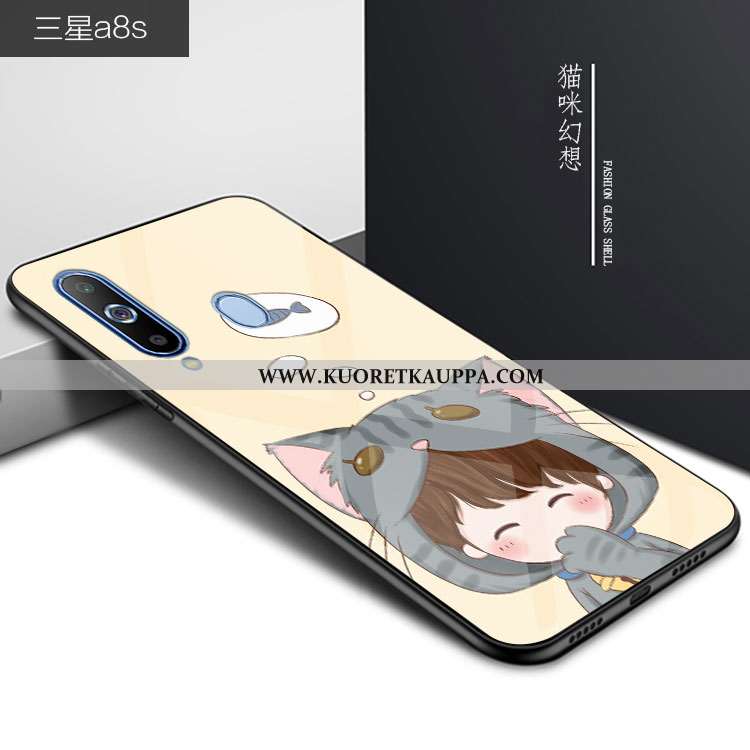 Kuori Samsung Galaxy A8s, Kuoret Samsung Galaxy A8s, Kotelo Samsung Galaxy A8s Sarjakuva Suojaus Las