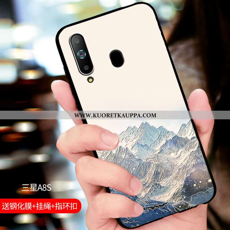 Kuori Samsung Galaxy A8s, Kuoret Samsung Galaxy A8s, Kotelo Samsung Galaxy A8s Suojaus Pesty Suede A