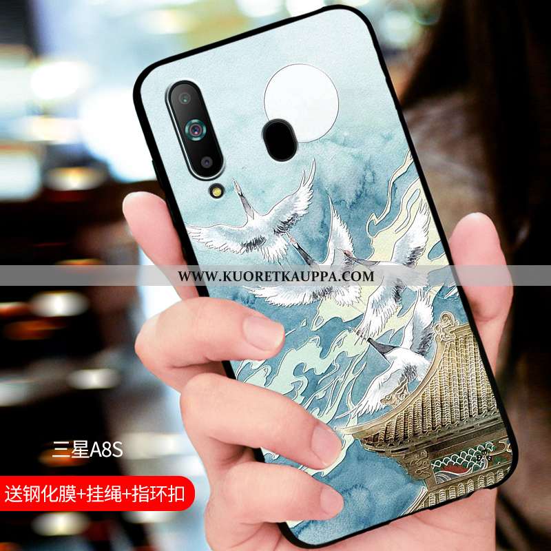 Kuori Samsung Galaxy A8s, Kuoret Samsung Galaxy A8s, Kotelo Samsung Galaxy A8s Suojaus Pesty Suede A