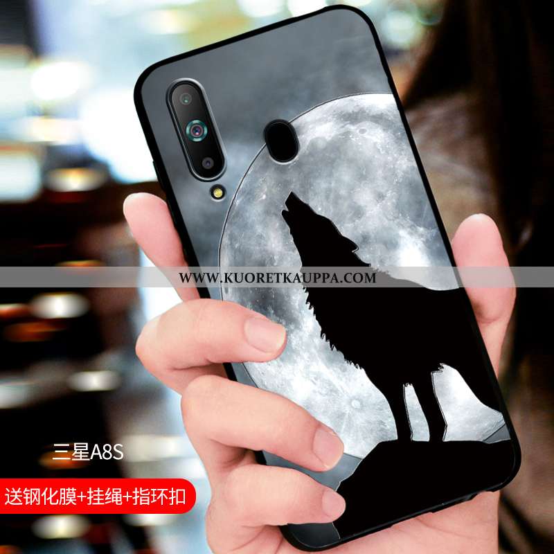 Kuori Samsung Galaxy A8s, Kuoret Samsung Galaxy A8s, Kotelo Samsung Galaxy A8s Suojaus Pesty Suede A