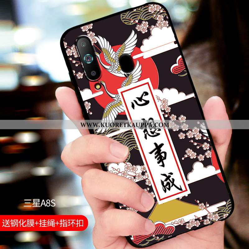 Kuori Samsung Galaxy A8s, Kuoret Samsung Galaxy A8s, Kotelo Samsung Galaxy A8s Suojaus Pesty Suede A