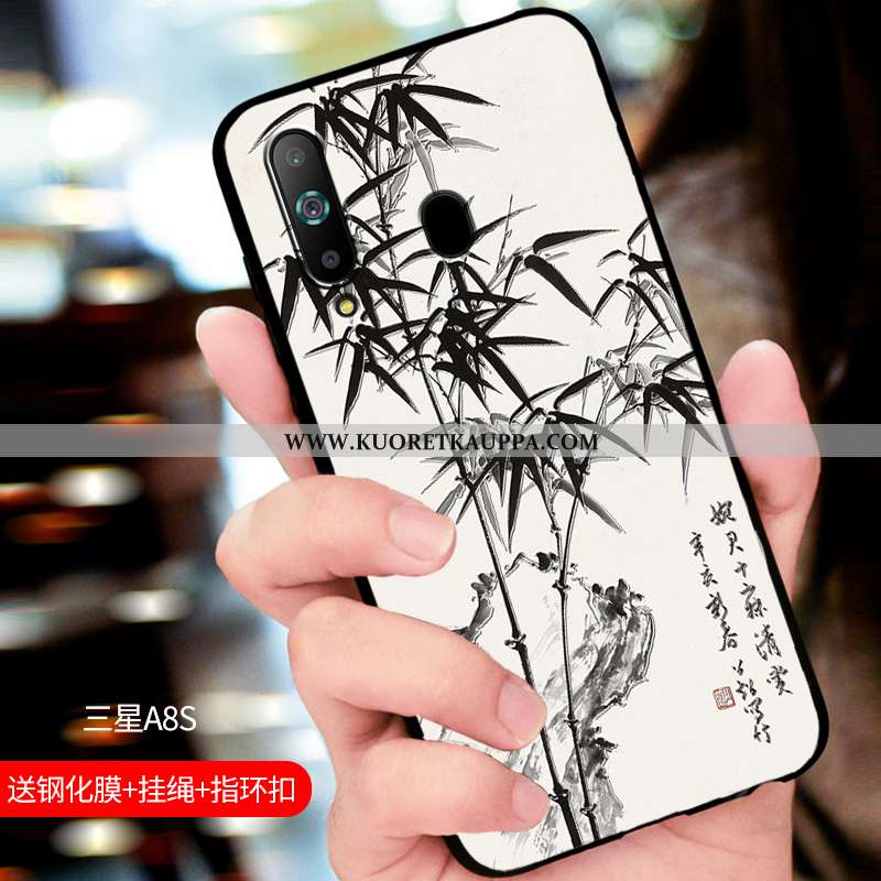 Kuori Samsung Galaxy A8s, Kuoret Samsung Galaxy A8s, Kotelo Samsung Galaxy A8s Suojaus Pesty Suede A