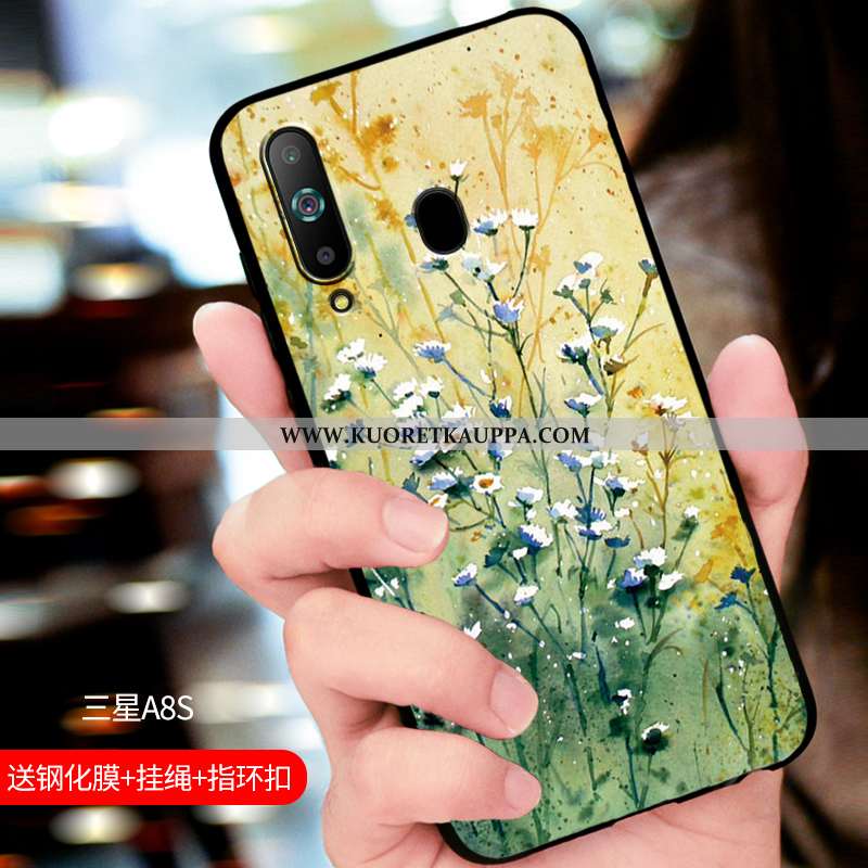 Kuori Samsung Galaxy A8s, Kuoret Samsung Galaxy A8s, Kotelo Samsung Galaxy A8s Suojaus Pesty Suede A