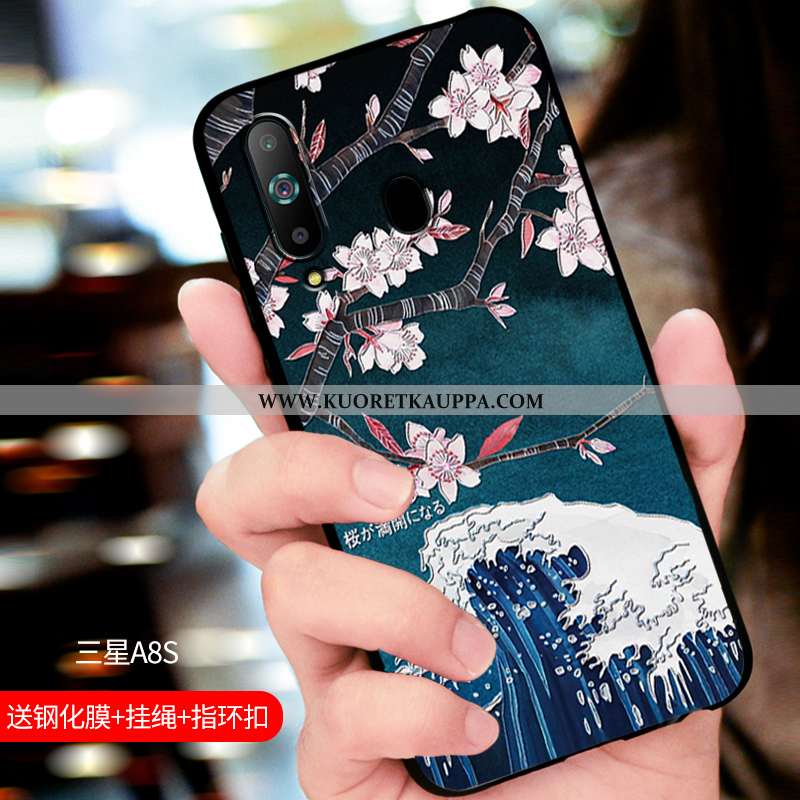 Kuori Samsung Galaxy A8s, Kuoret Samsung Galaxy A8s, Kotelo Samsung Galaxy A8s Suojaus Pesty Suede A