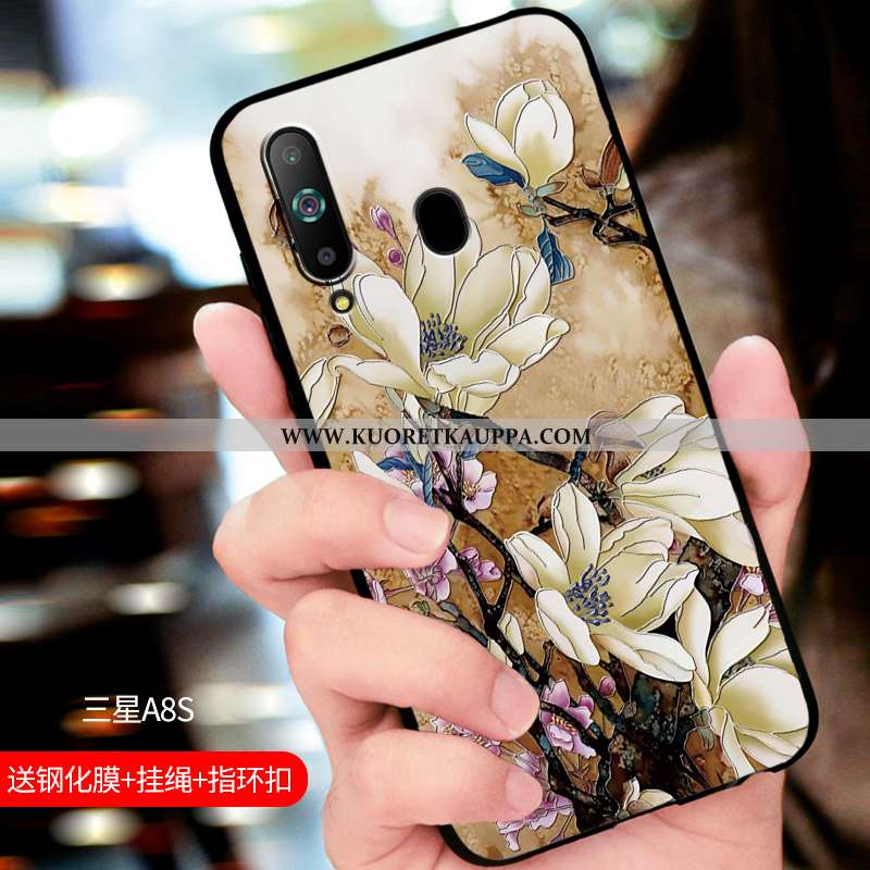 Kuori Samsung Galaxy A8s, Kuoret Samsung Galaxy A8s, Kotelo Samsung Galaxy A8s Suojaus Pesty Suede A