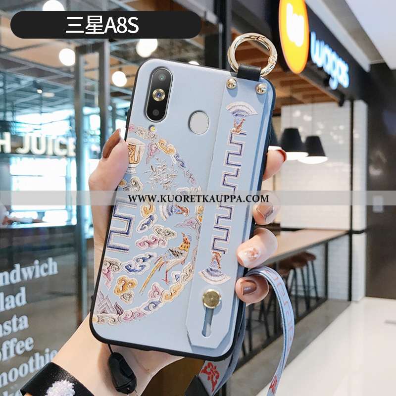 Kuori Samsung Galaxy A8s, Kuoret Samsung Galaxy A8s, Kotelo Samsung Galaxy A8s Vuosikerta Kukkakuvio