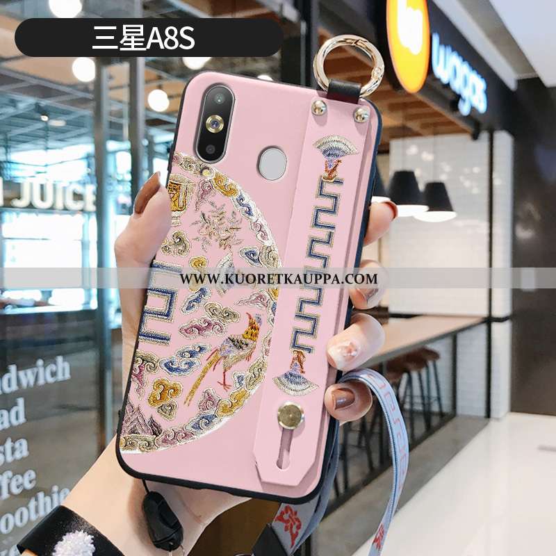 Kuori Samsung Galaxy A8s, Kuoret Samsung Galaxy A8s, Kotelo Samsung Galaxy A8s Vuosikerta Kukkakuvio