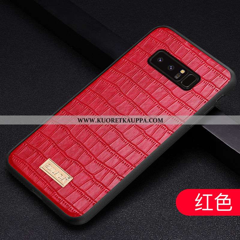 Kuori Samsung Galaxy Note 8, Kuoret Samsung Galaxy Note 8, Kotelo Samsung Galaxy Note 8 Aito Nahka K