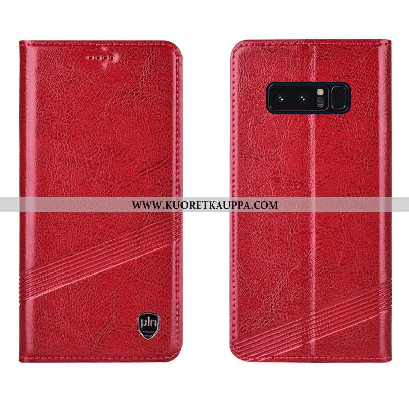Kuori Samsung Galaxy Note 8, Kuoret Samsung Galaxy Note 8, Kotelo Samsung Galaxy Note 8 Nahkakuori S