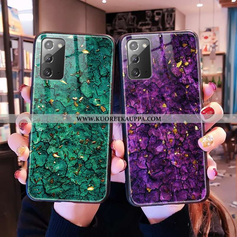 Kuori Samsung Galaxy Note20, Kuoret Samsung Galaxy Note20, Kotelo Samsung Galaxy Note20 Lasi Kukkaku