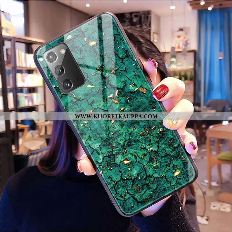 Kuori Samsung Galaxy Note20, Kuoret Samsung Galaxy Note20, Kotelo Samsung Galaxy Note20 Lasi Kukkaku