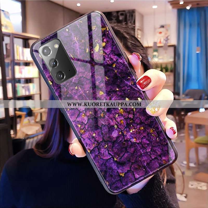 Kuori Samsung Galaxy Note20, Kuoret Samsung Galaxy Note20, Kotelo Samsung Galaxy Note20 Lasi Kukkaku