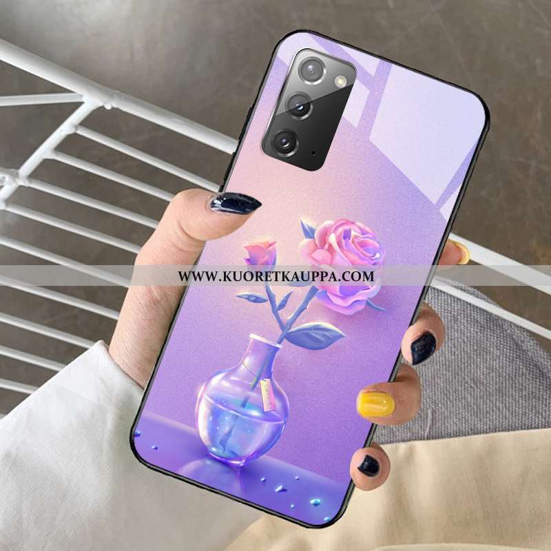 Kuori Samsung Galaxy Note20, Kuoret Samsung Galaxy Note20, Kotelo Samsung Galaxy Note20 Lasi Sarjaku