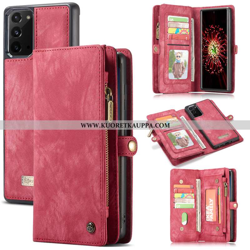 Kuori Samsung Galaxy Note20, Kuoret Samsung Galaxy Note20, Kotelo Samsung Galaxy Note20 Nahkakuori P