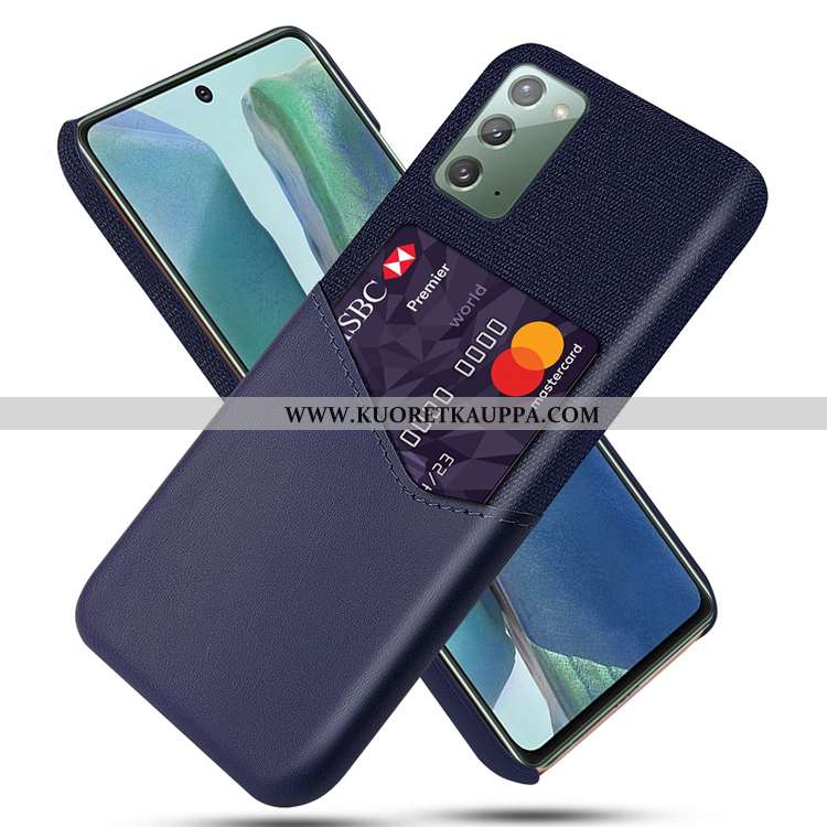 Kuori Samsung Galaxy Note20, Kuoret Samsung Galaxy Note20, Kotelo Samsung Galaxy Note20 Pesty Suede 