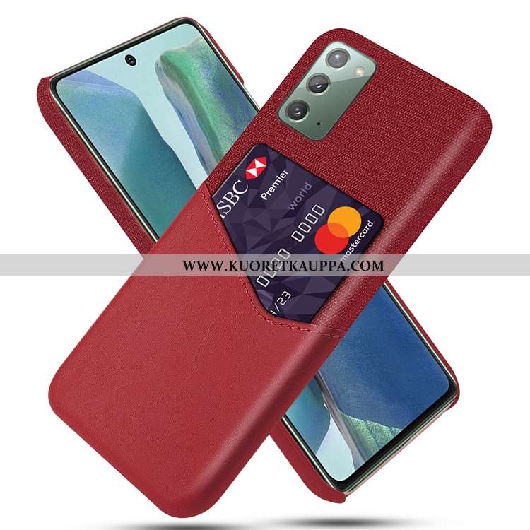 Kuori Samsung Galaxy Note20, Kuoret Samsung Galaxy Note20, Kotelo Samsung Galaxy Note20 Pesty Suede 